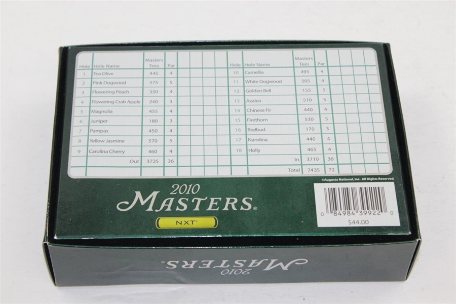 2010, 2011 & 2012 Masters Dozen Titleist Golf Balls In Box - 3 Dozen