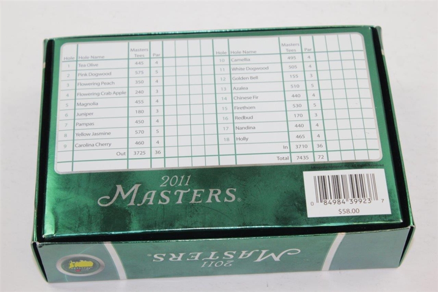 2010, 2011 & 2012 Masters Dozen Titleist Golf Balls In Box - 3 Dozen