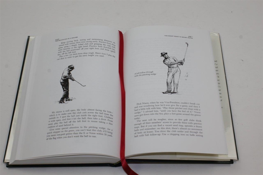 Sam Snead Twice Signed 'The Education Of A Golfer' Ltd Ed #1636/2000 Book JSA ALOA