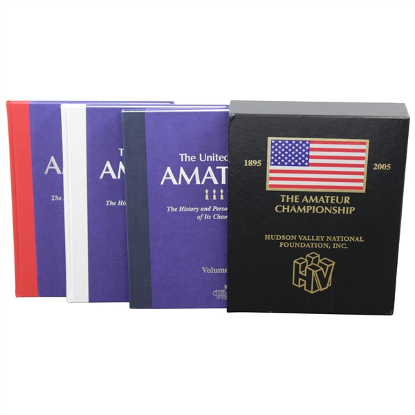 The Amateur Championship 1895-2005' History Books Includes Vol. 1, 2 & 3 with Slip Case