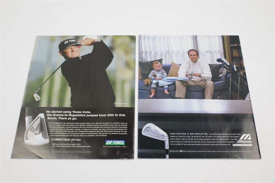 Michelle Wie & Paula Creamer Signed Golf World Magazines JSA ALOA