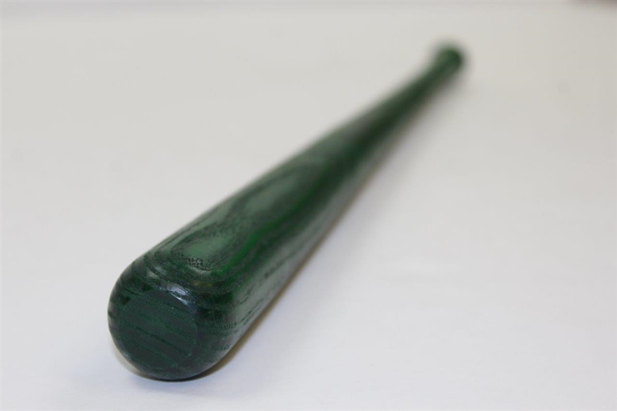 Charles Coody's Personal 1971 Masters Hillerich & Bradsby Louisville Commemorative Mini Green Bat