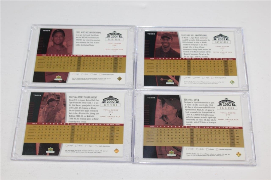 2001 Ltd Ed 'Tiger's Championship Collection' Upper Deck Cards First 32 Victories #0829/3000