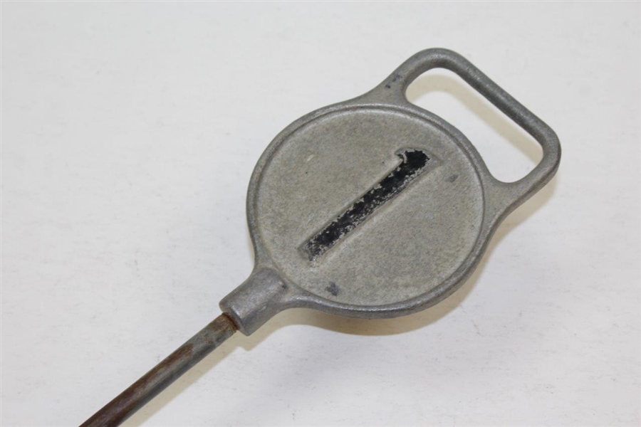 Vintage Gray Putting Green Hole Marker - #1