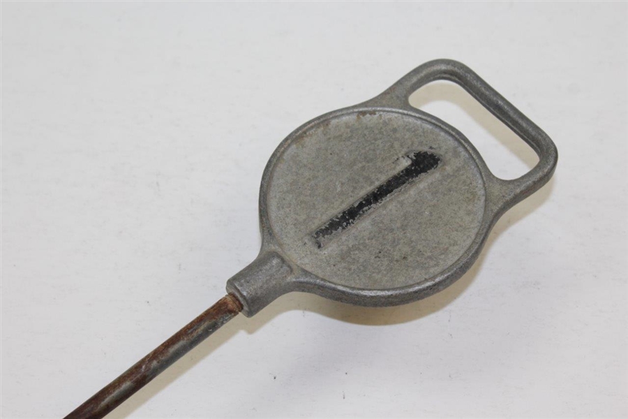 Vintage Gray Putting Green Hole Marker - #1