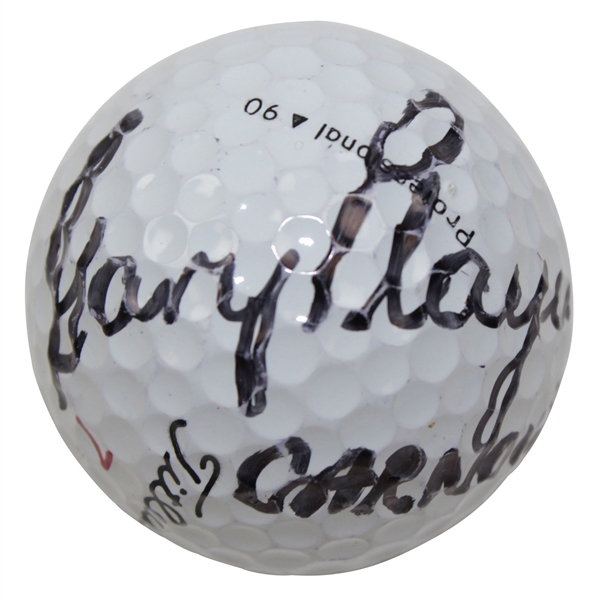 Gary Player Signed 1999 OPEN at Carnoustie Used Golf Ball with Notations & Letter JSA ALOA