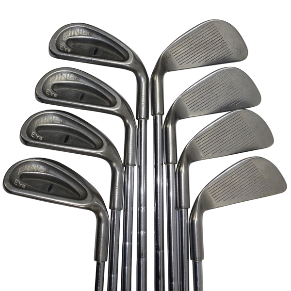 PING Eye Set of Irons 3-W w/ Matching Serial #115375 - 8 Total Clubs