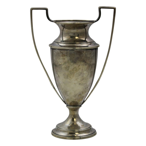 1914 Tatnuck Country Club Sterling Silver Trophy Presented by Mrs. Matthew J. Whittall Won By Martha O. Swan