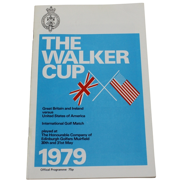 1979 The Walker Cup at Edinburgh Official Program