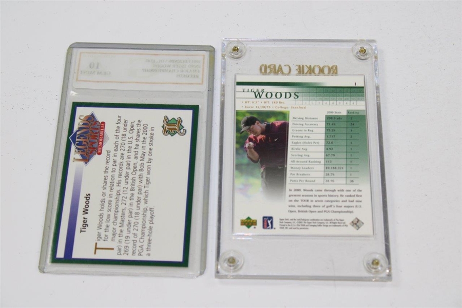 Tiger Woods Golf Cards - Rookie Card, GrandSlam Card, & Full Set of Tiger Tales (30)