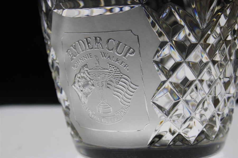 Ray Floyd's 1993 Ryder Cup at The Belfry Large Crystal 'Clubhouse' Vase
