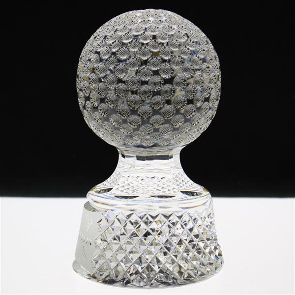 Ray Floyd's 1985 Ryder Cup Gifted Crystal Golf Ball from Liv & Tony Jacklin