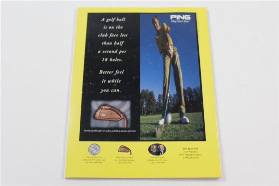1996 US Amateur at Pumpkin Ridge Golf Club Official Program - Tiger Woods Winner