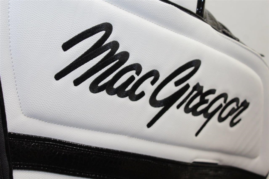 Greg Norman's Personal MacGregor Black & White Full Size Golf Bag
