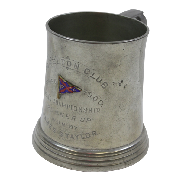 1900 Powelton Club Spring Men's Championship Runner-Up Trophy Won by James S. Taylor