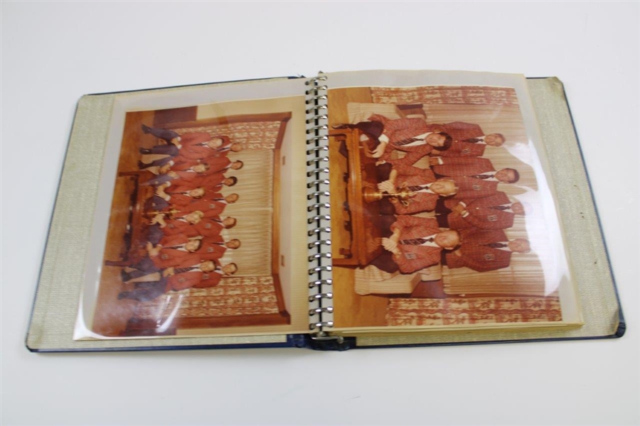 Don Padgett's 1975 Ryder Cup Team Matches Personal Photo Album with Forty-One (41) 8x10 Photos