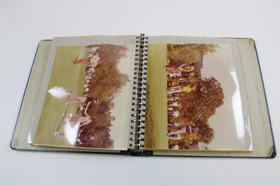 Don Padgett's 1975 Ryder Cup Team Matches Personal Photo Album with Forty-One (41) 8x10 Photos
