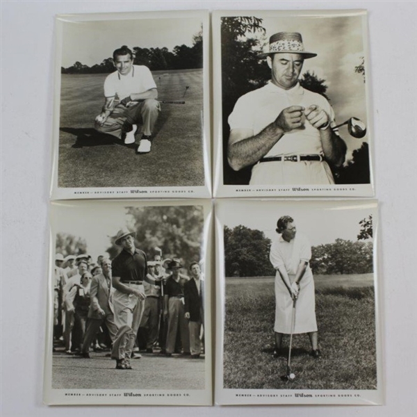 Thirty-Five (35) Different Wilson Advisory Board Photos with Arnie, Babe, Snead, Cary, & others