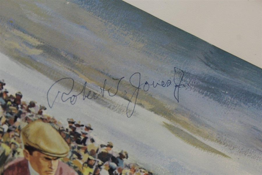 Bobby Jones Signed Dom Lupo Grand Slam British Amateur at St. Andrews Print - Only One Known JSA FULL