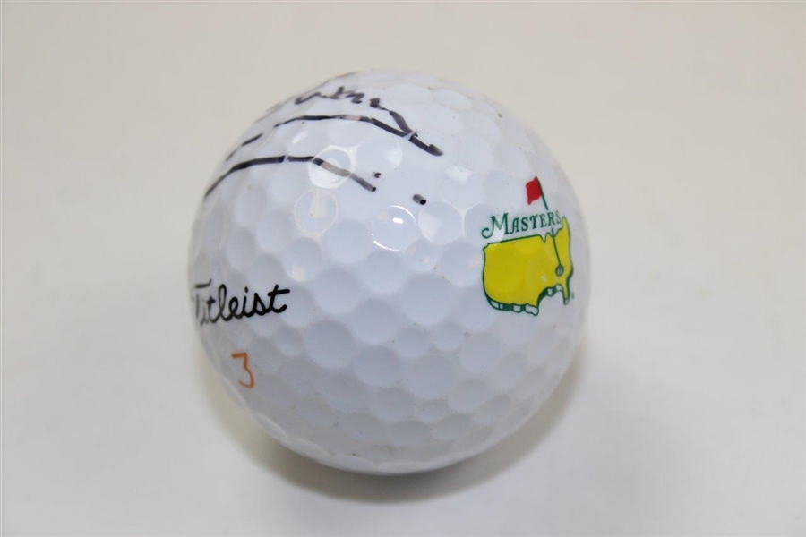 Charl Schwartzel Signed Masters Logo Titleist Golf Ball JSA ALOA