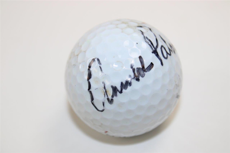 Arnold Palmer Signed Top-Flite XL-2000 Logo Golf Ball JSA ALOA
