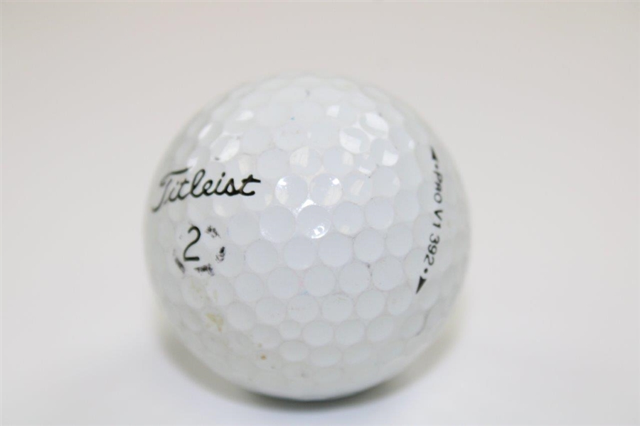 Fred Couples Signed Titleist 2 Logo Golf Ball JSA ALOA