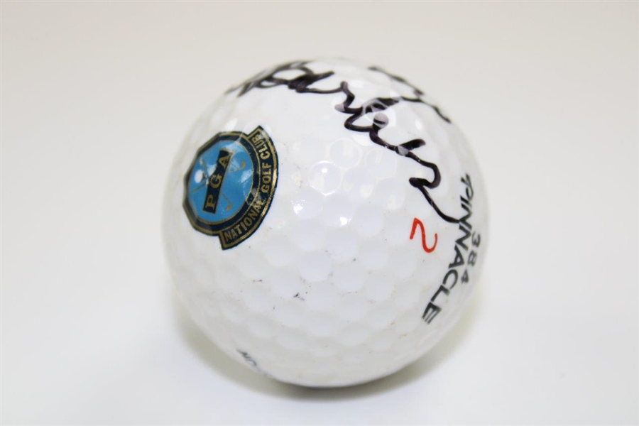 Jerry Barber Signed PGA National GC Logo Golf Ball - 1961 PGA Champ JSA ALOA