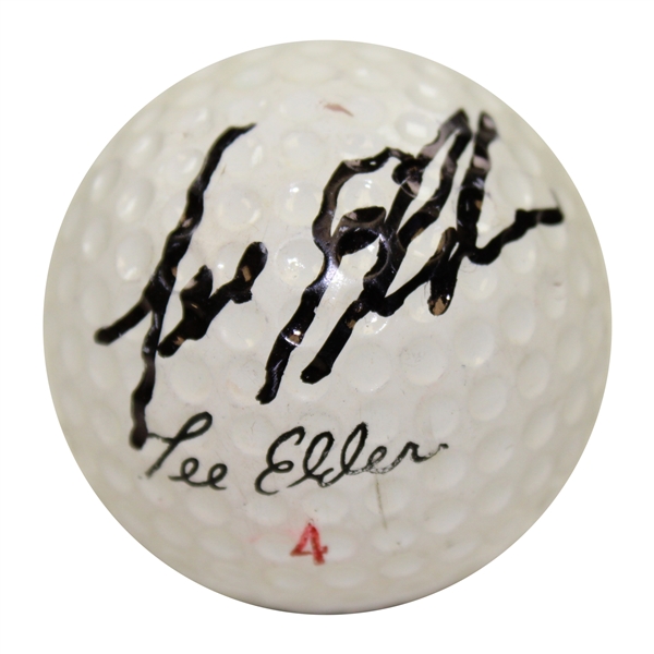 Lee Elder Signed 'Lee Elder' Signature Faultess Model Golf Ball JSA ALOA