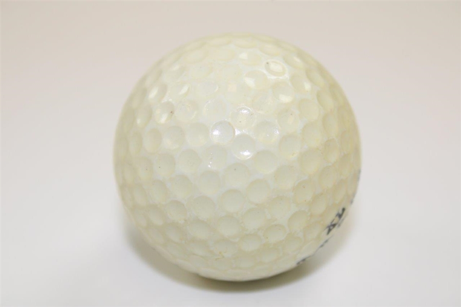 JP Cain Signed US National Seniors Logo Spalding Top-Flite XL Golf Ball JSA ALOA