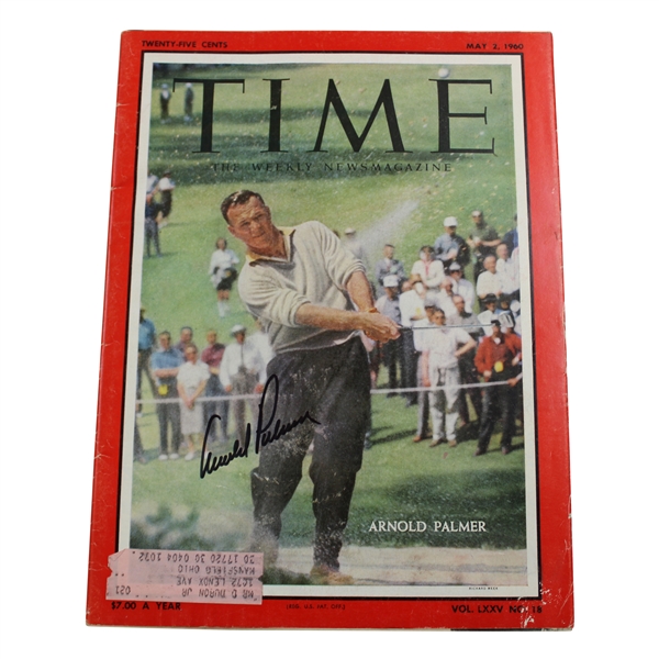 Arnold Palmer Signed TIME Magazine May 2, 1960 JSA #HH62511