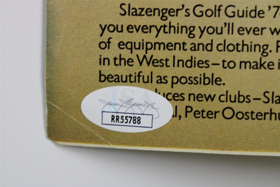 Gary Player Signed 1974 Golf Monthly Magazine JSA #RR55788