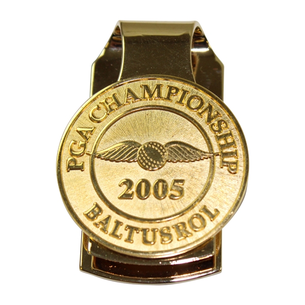 Baltusrol Golf Club 2005 Pga Championship  Malcom Demille Money Clip- Phil Mickelson Win