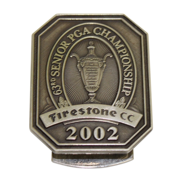2002 Senior PGA Championship Firestone Malcom Demille Money Clip- Fuzzy Zoeller Winner