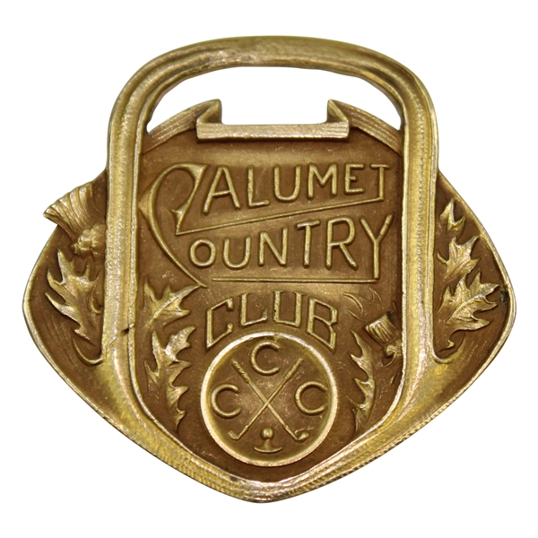 1914 Calumet Country Club Solid 14k Gold Medal Won by George H Lindsay