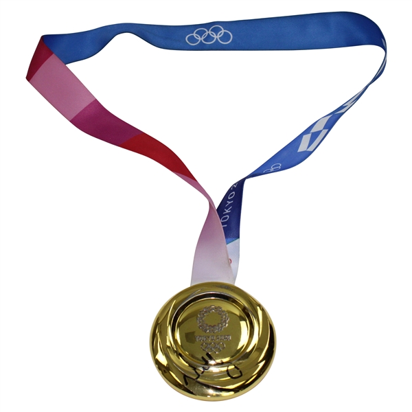 Nelly Korda Signed 2020 Tokyo Olympics Replica Golf Medal BECKETT #BB09283