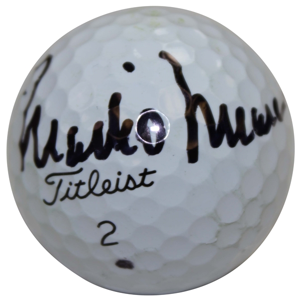 Mark O'Meara Signed Personal Used Titleist 2 Logo Golf Ball JSA ALOA