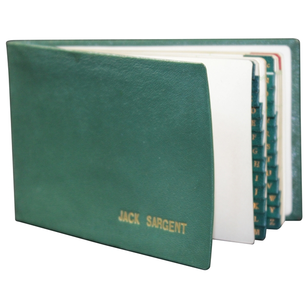 1967 Masters Tournament Gift - Address Book/Wallet with Name - Sargent Family Collection