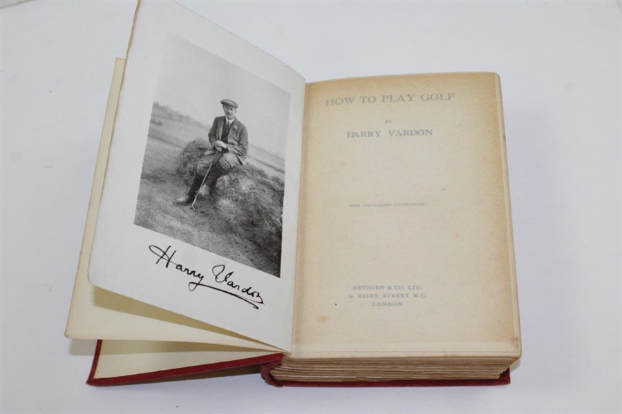 1912 'How To Play Golf' Book by Harry Vardon -Sargent Family Collection