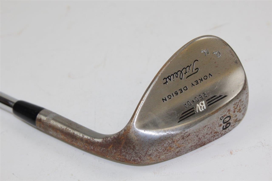 Greg Norman's Personal Used Titleist 260-04 BV 'G.N.' 60 Degree Wedge