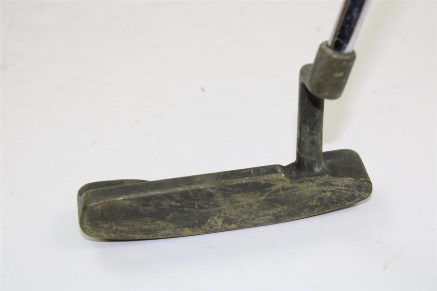 Greg Norman's Personal Used PING A-Blade Putter with Lead Tape