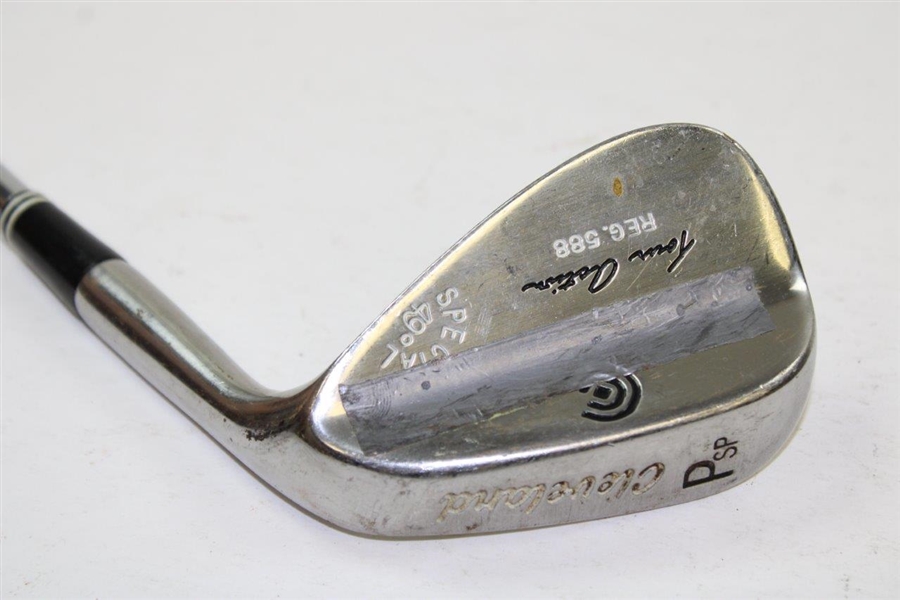 Greg Norman's Personal Used Cleveland Golf Tour Action Reg 588 Special 49 Degree Pitching SP Wedge