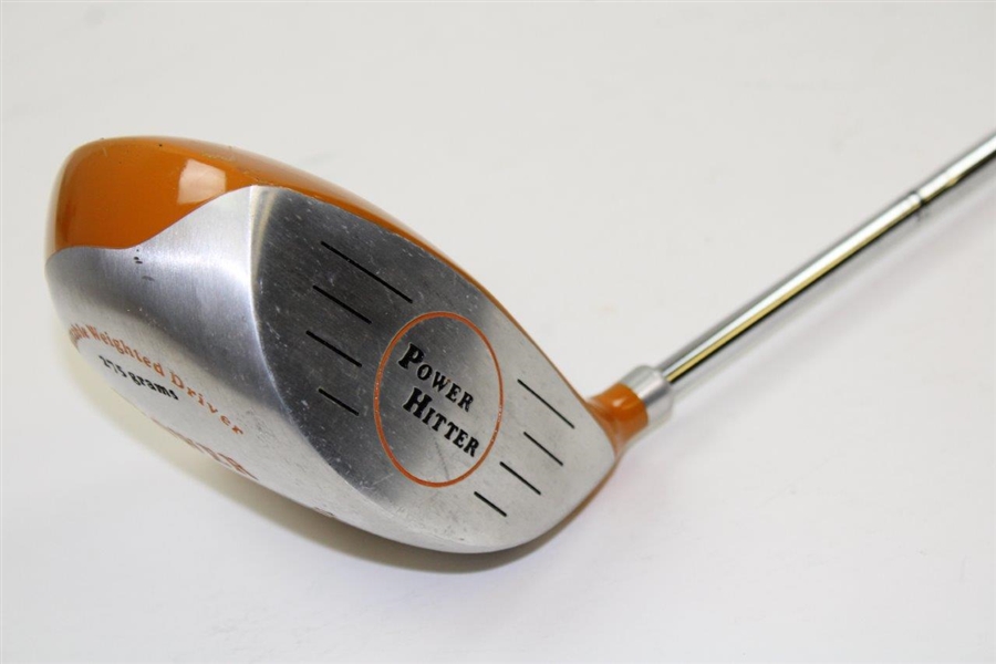 Greg Norman's Personal Used Momentus Golf Power Hitter 460cc Hittable Weighted Driver - 275 grams