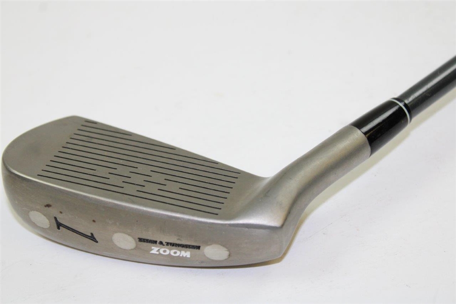 Greg Norman's Personal Used ZOOM Golf Progressing Titan & Tungsten PRGR Type 040i Driving Iron