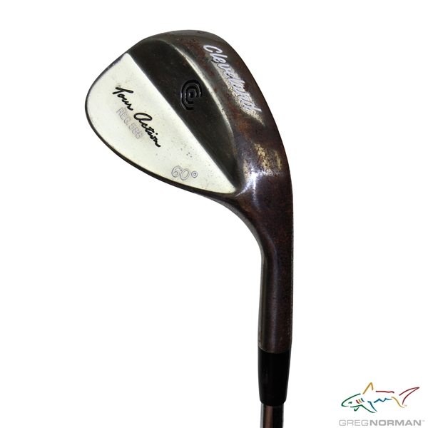 Greg Norman's Personal Used Cleveland Golf Tour Action Reg 588 60 Degree Wedge