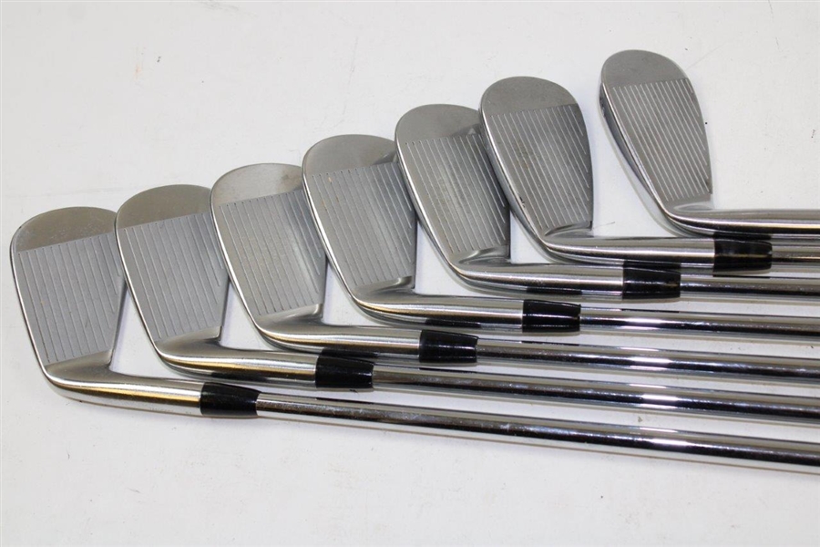 Greg Norman's Personal Used Set of TaylorMade Forged MB Tour Preferred Irons 3-9