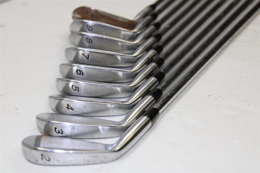 Greg Norman's Personal Used Set of TaylorMade rac Coin Forged Irons 2-PW