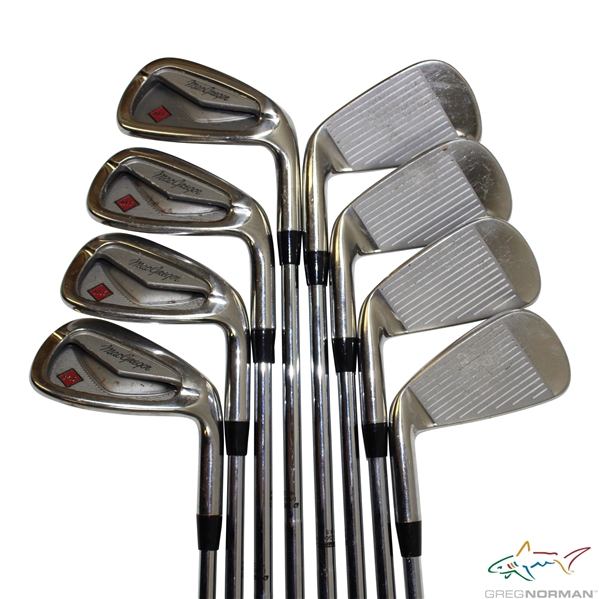 Greg Norman's Personal Used Set of MacGregor MT Irons 3-PW
