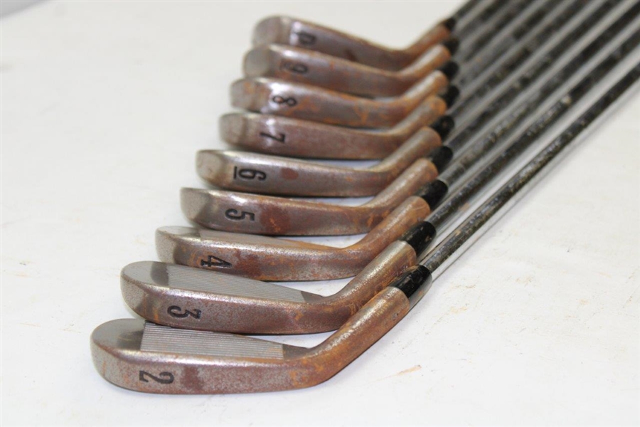 Greg Norman's Personal Used Set of Callaway 'GN' Forged Irons 2-PW
