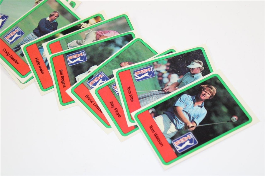 1982 PGA Tour Money Winners Complete Set of Cards with Stat Leaders
