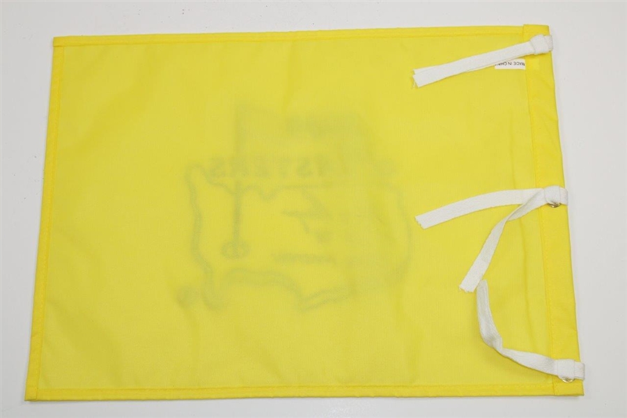 Gary Player Signed 2009 Masters Embroidered Flag with Years Won & 'Final Masters' JSA ALOA